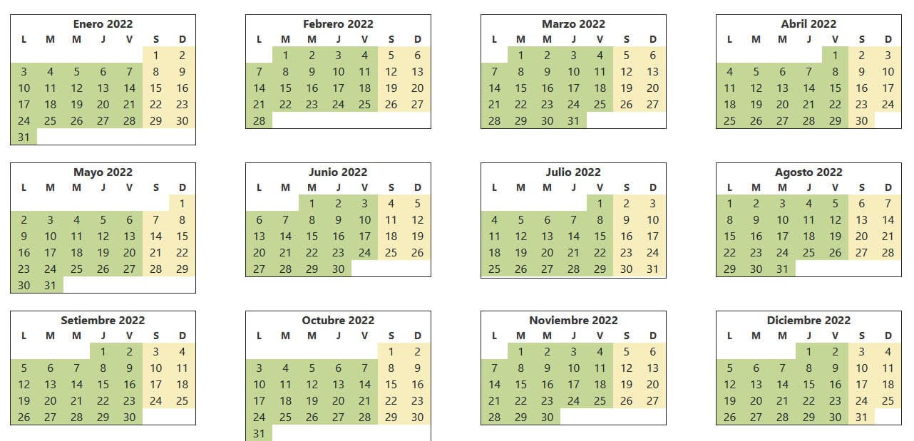 etempus calendario del empleado