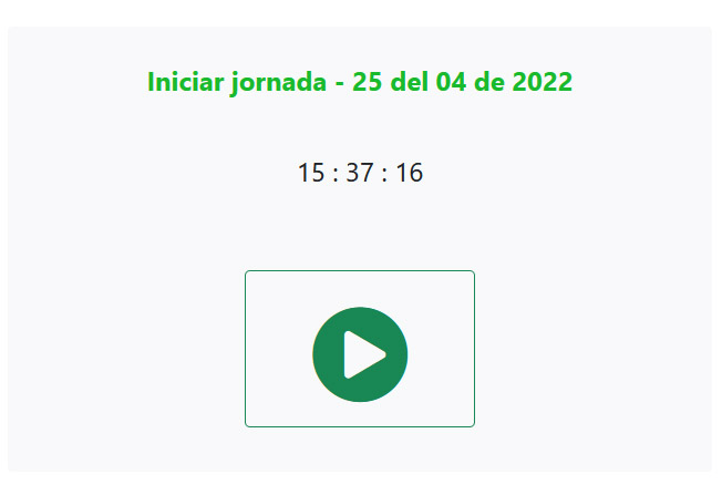 iniciar jornada etempus