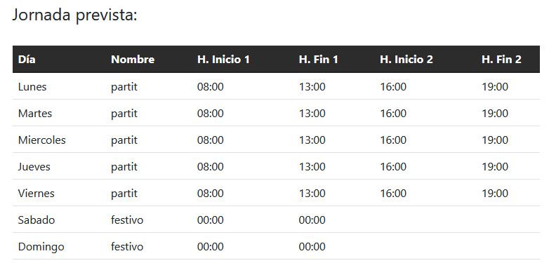 scheduled day etempus