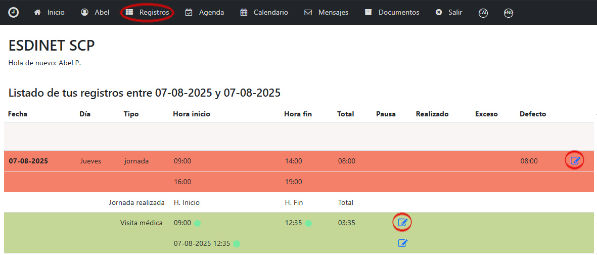 Add justification to a clock-in – Etempus Time Tracking